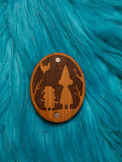 OTGW magnet! Walnut and Cherry inlay!