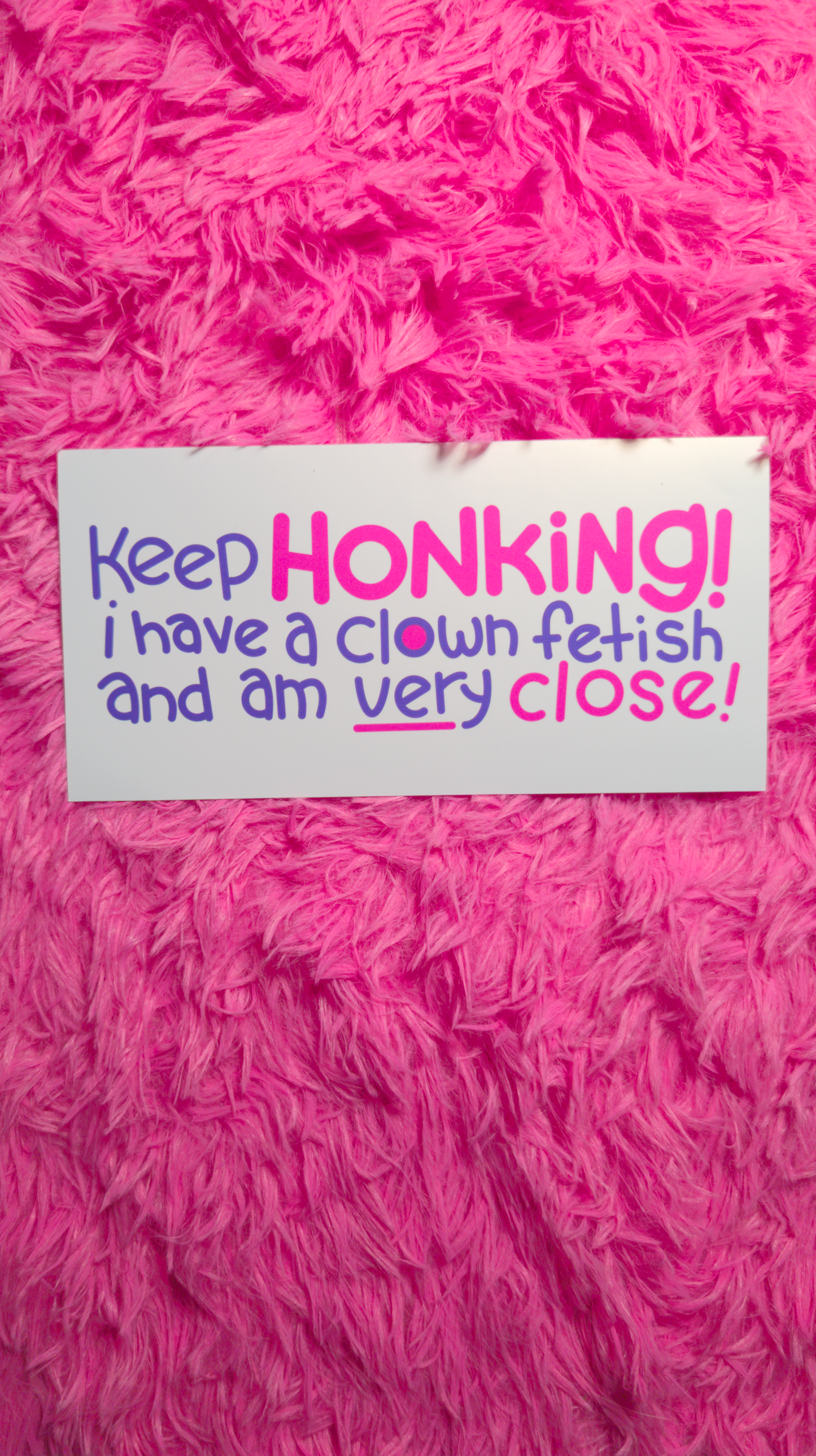 Keep Honking Bumper Sticker!