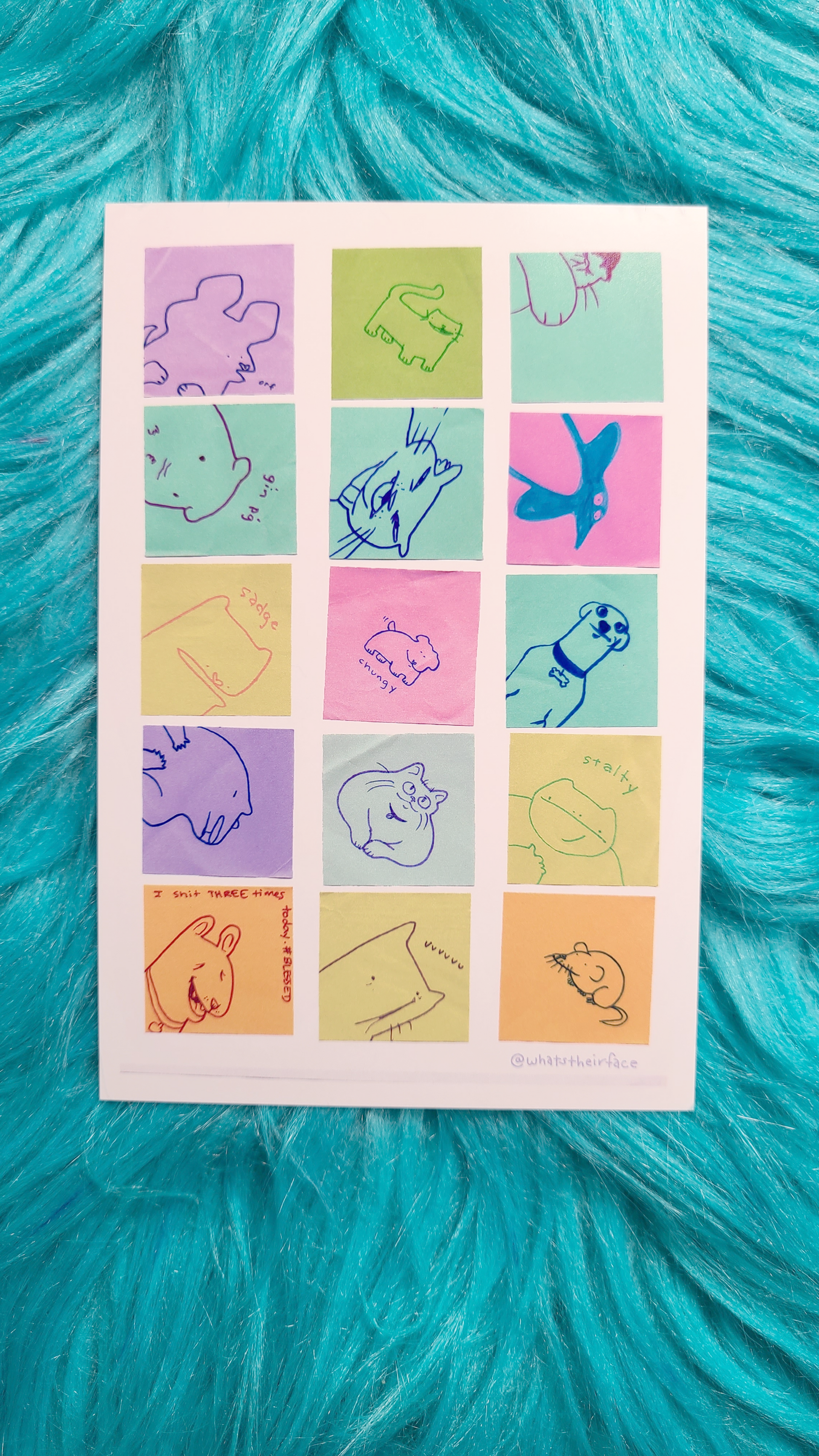 Sticky Notes Print! - Whatstheirface